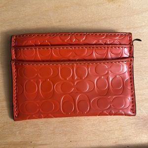 Coach card holder